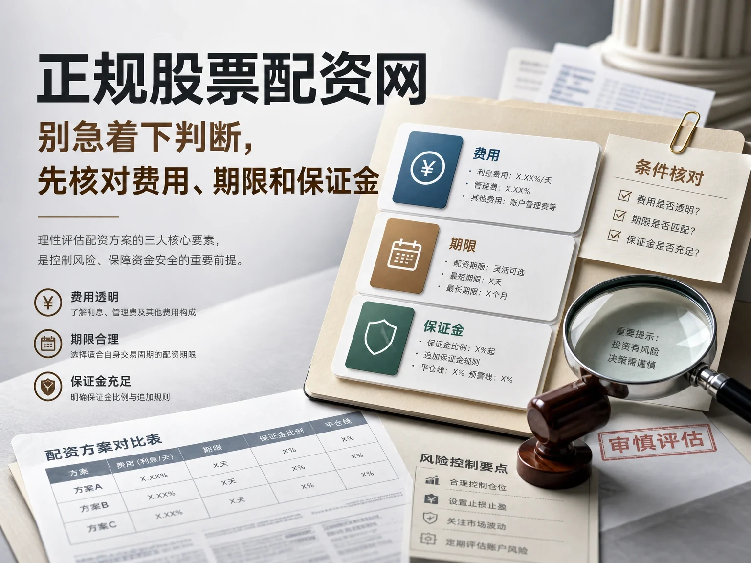正规股票配资网别急着下判断，先核对费用、期限和保证金 插图