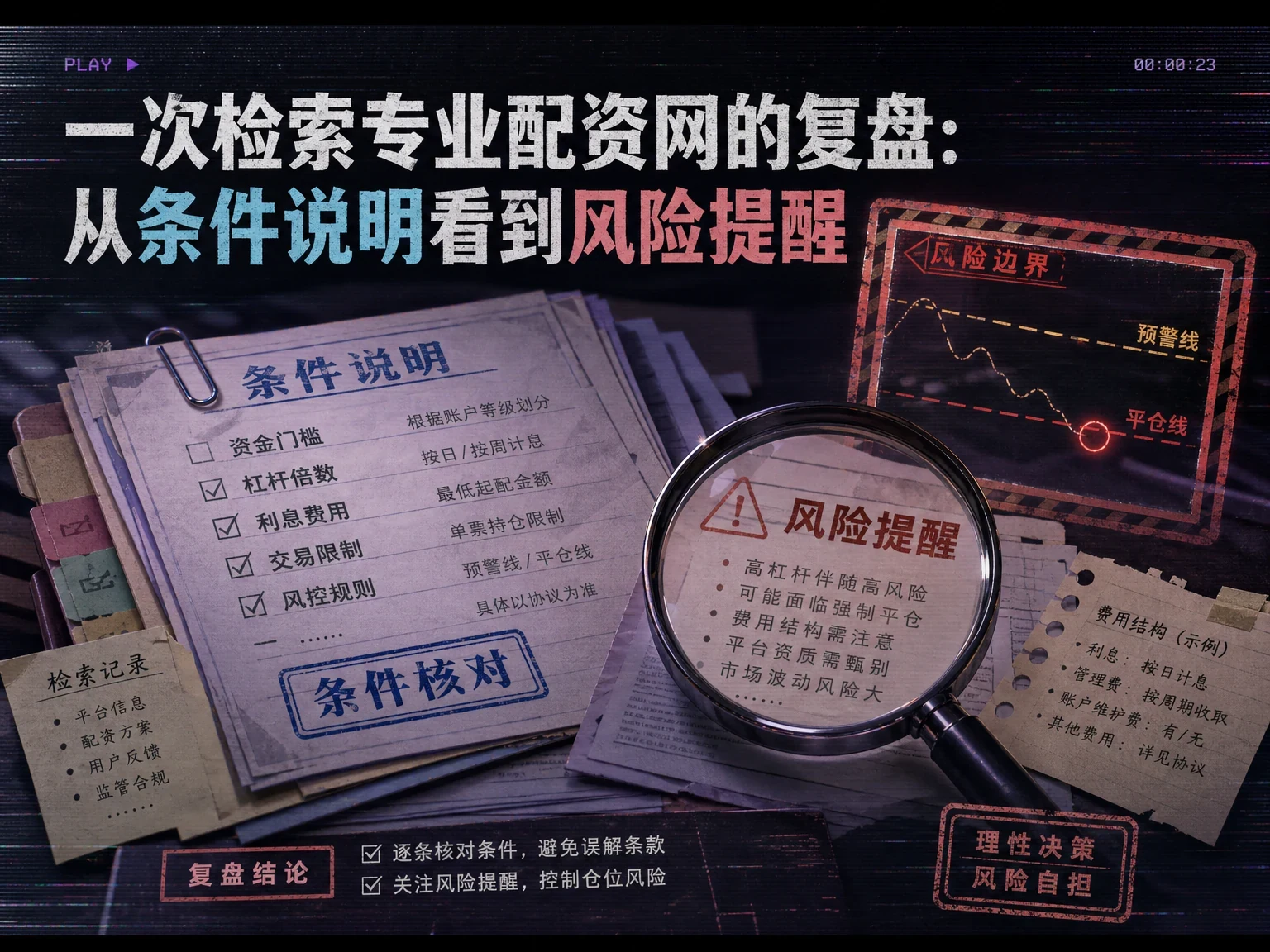 一次检索专业配资网的复盘:从条件说明看到风险提醒 插图